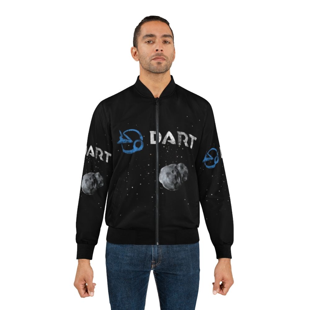 NASA DART Mission Astronaut Bomber Jacket with Illustration - Lifestyle