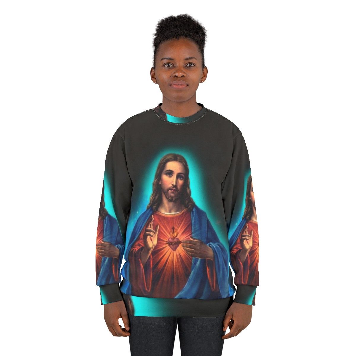 Comfortable and Stylish Jesus Christ Sweatshirt - women