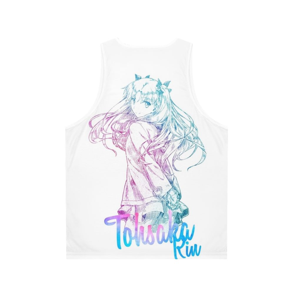 Tohsaka Rin Fate Anime Unisex Tank Top - Back