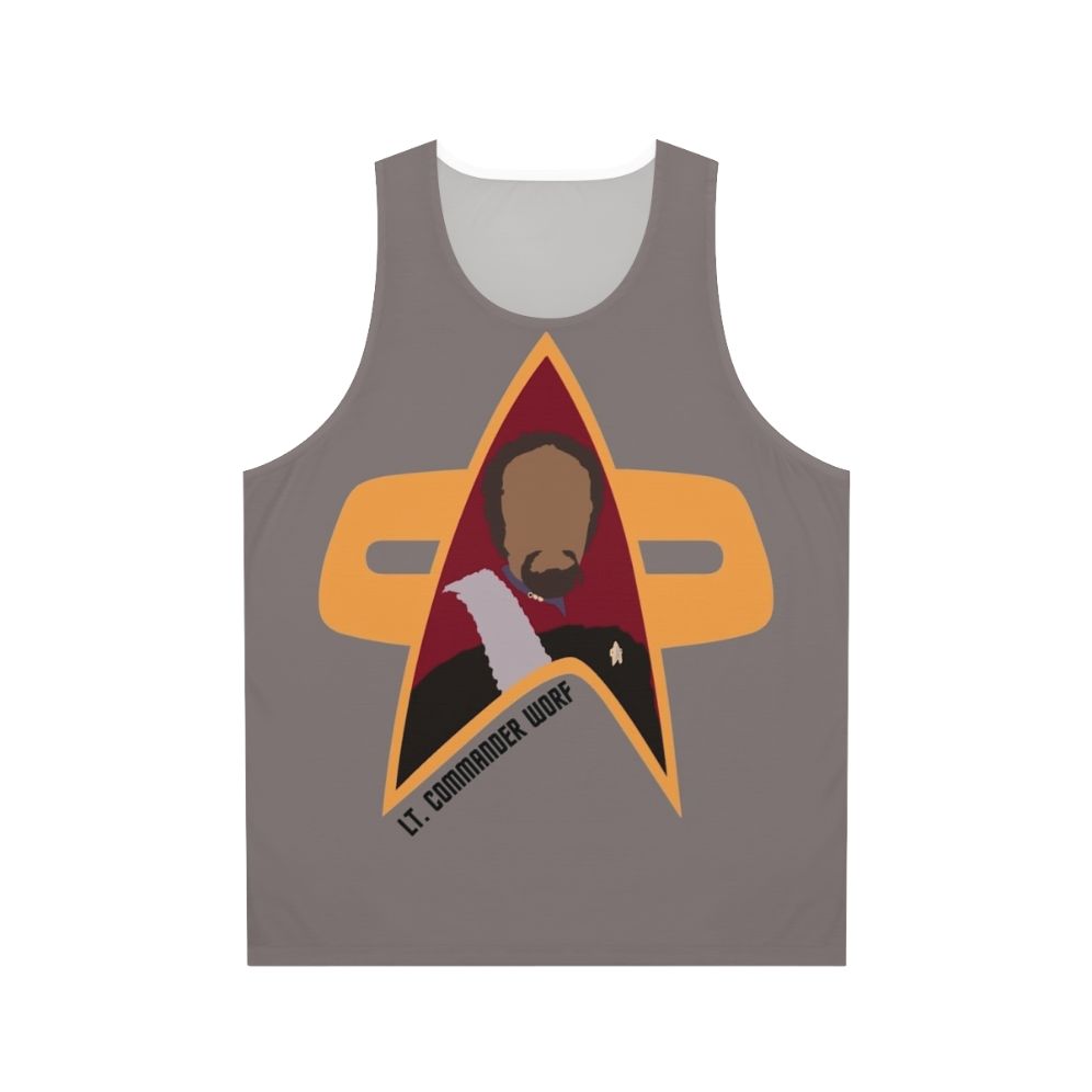 Star Trek DS9 Lieutenant Commander Worf Klingon Unisex Tank Top