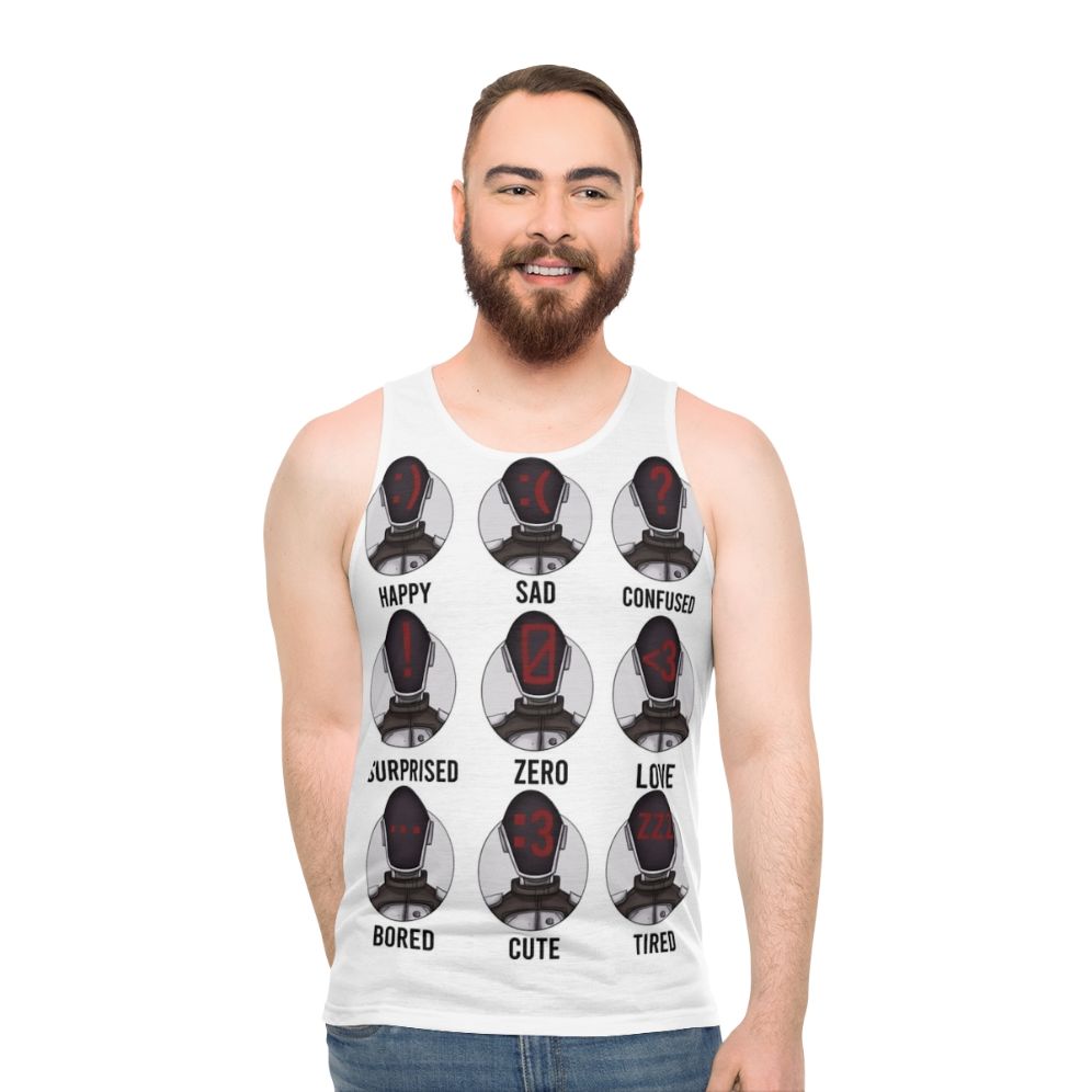 Borderlands Zer0 Facial Expressions Gaming Tank Top - men