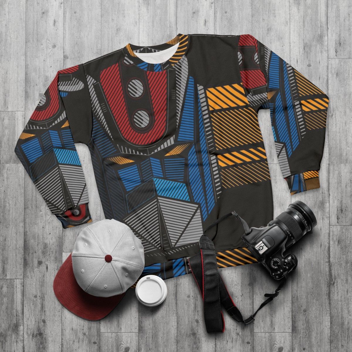 Grendizer Retro Anime Sweatshirt - flat lay