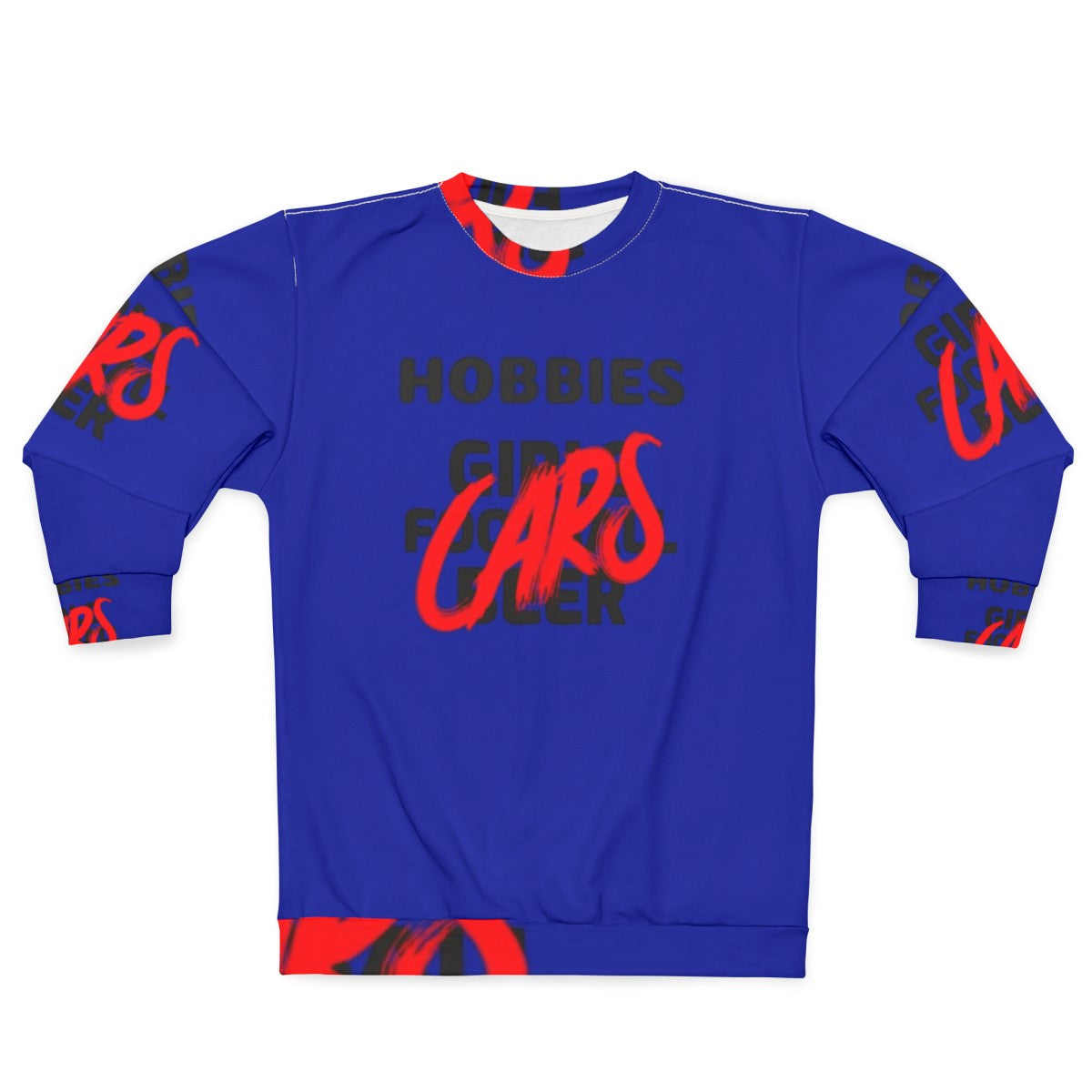 Mens Hobby Sweatshirt - Car Enthusiast, Sports & Leisure Activities