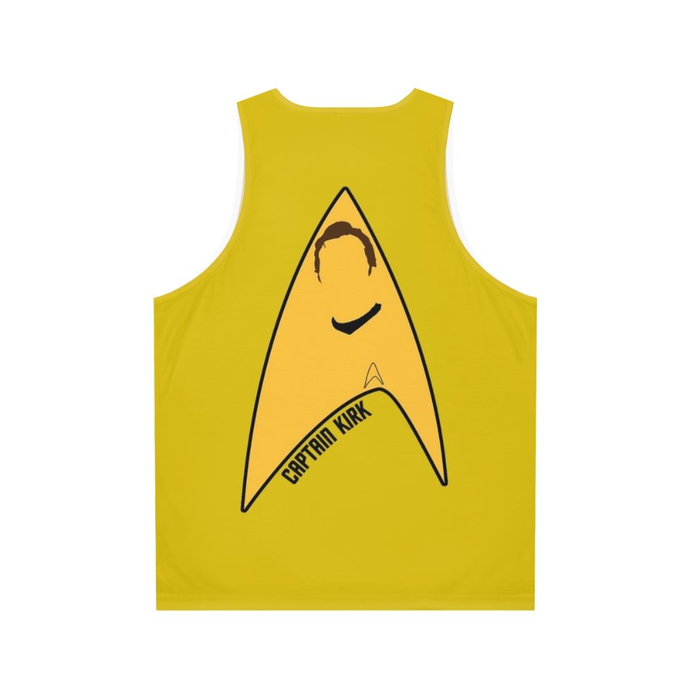 Captain Kirk Unisex Star Trek Tank Top - Back