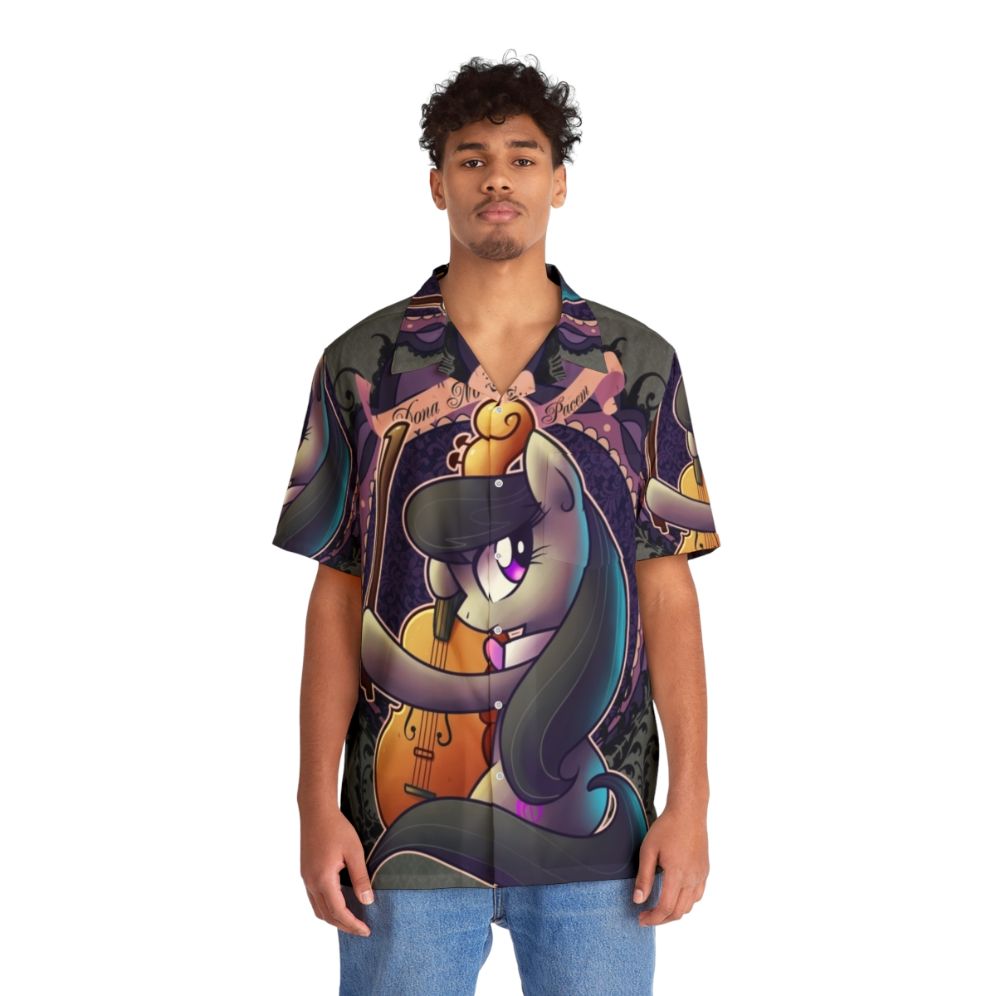 Octavia Nouveau Hawaiian Shirt with MLP and Brony Design - People Front