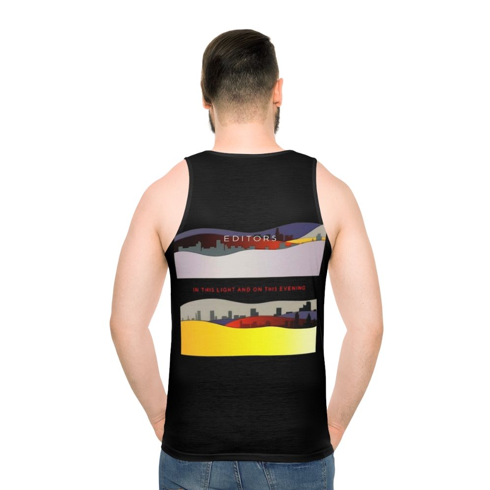 Indie Rock Band Logo Unisex Tank Top - men back