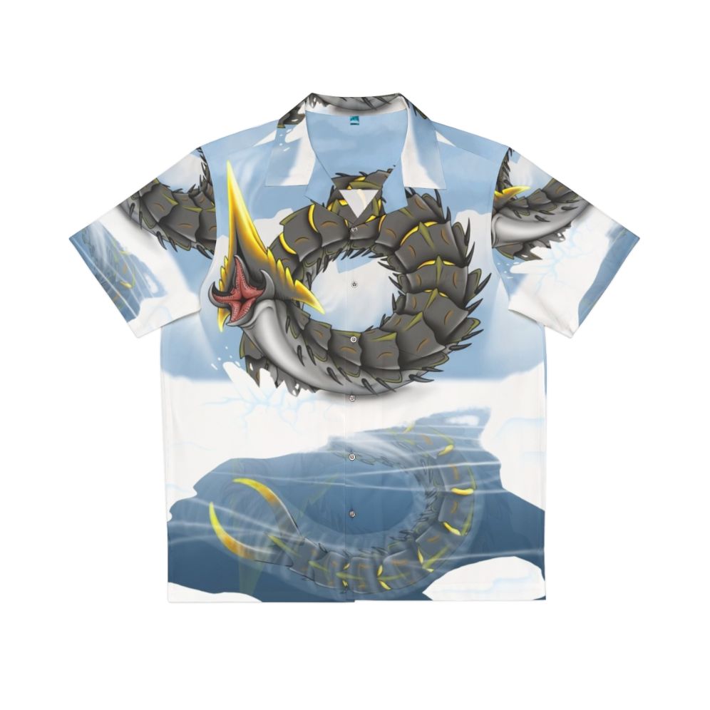 Subnautica Ice Worm Hawaiian Shirt Fan Art