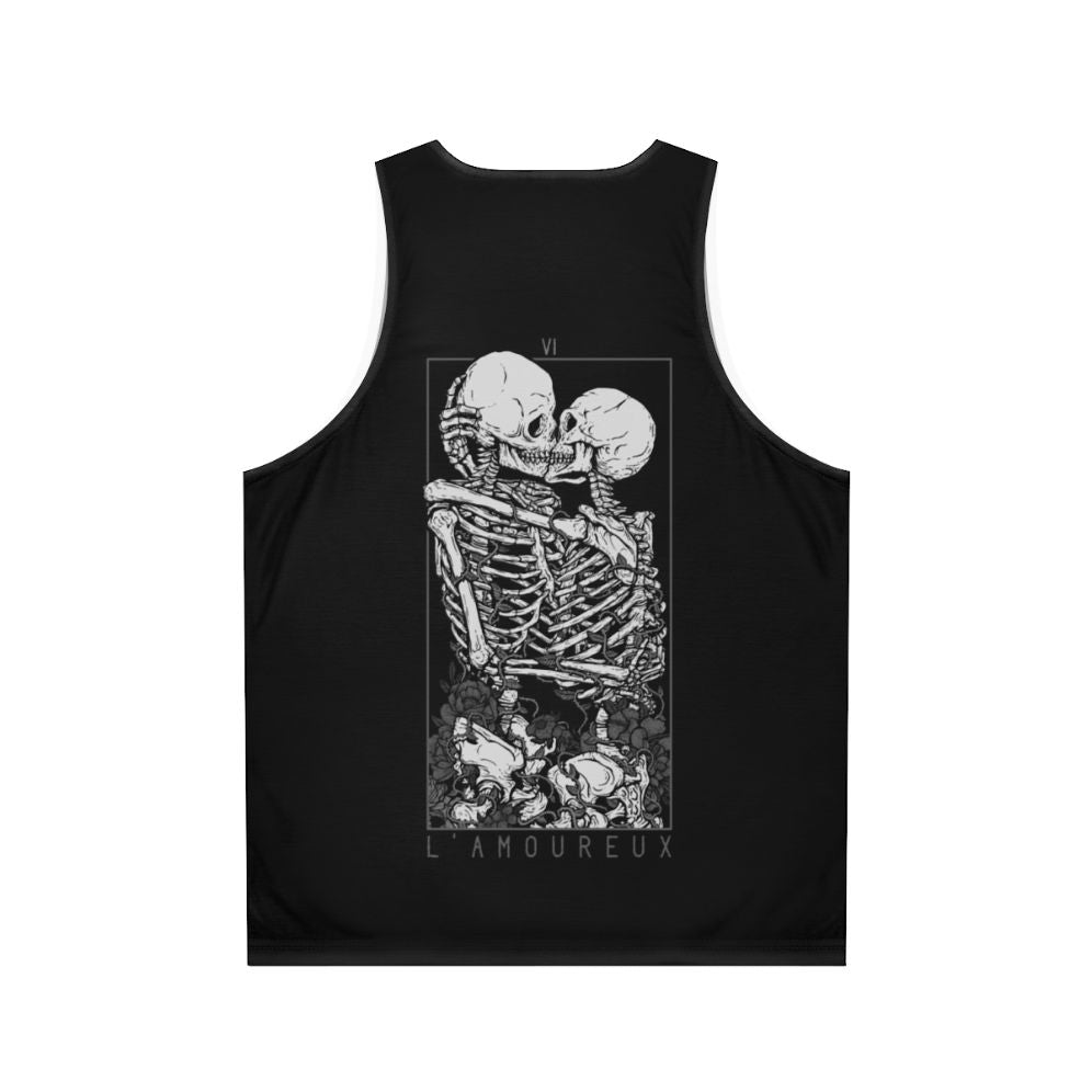 Lovers Unisex Gothic Tank Top - Back