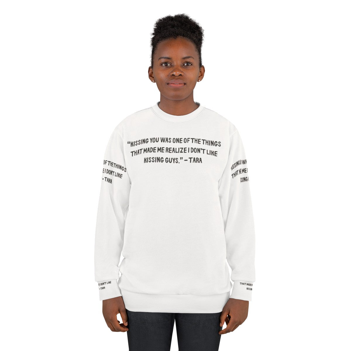 Heartstopper Gang Sweatshirt with Heartstopper Quotes and Characters - women