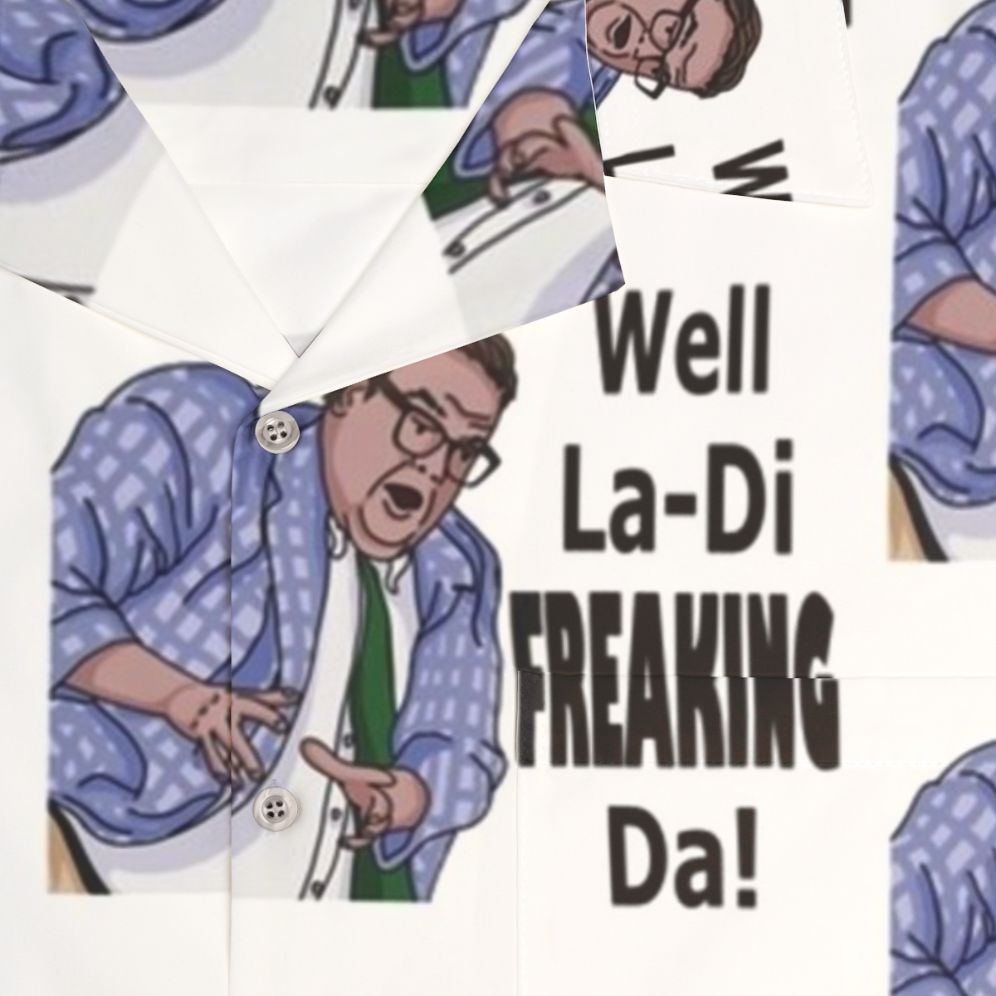 Matt Foley "Van Down By The River" Hawaiian Shirt - Detail