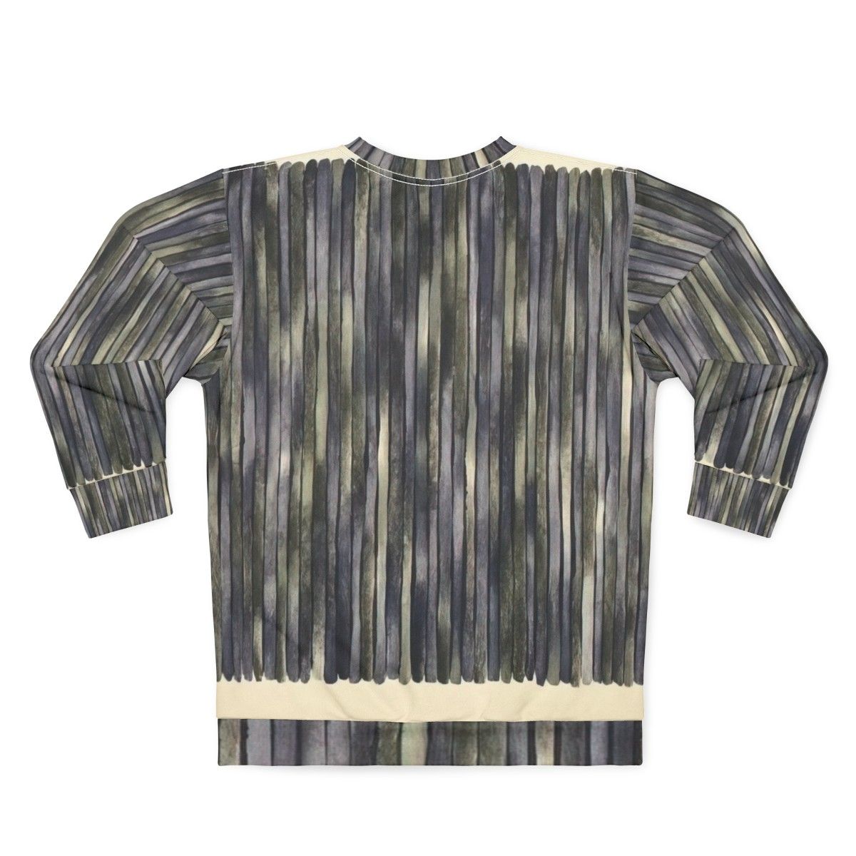 Gene Davis abstract art design on a sweatshirt - Back