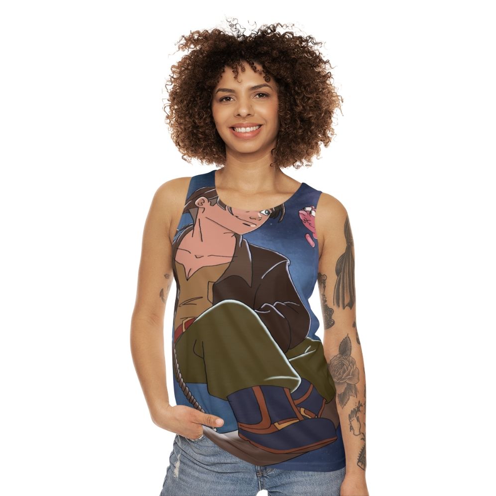 Treasure Planet Galaxy Unisex Tank Top - women