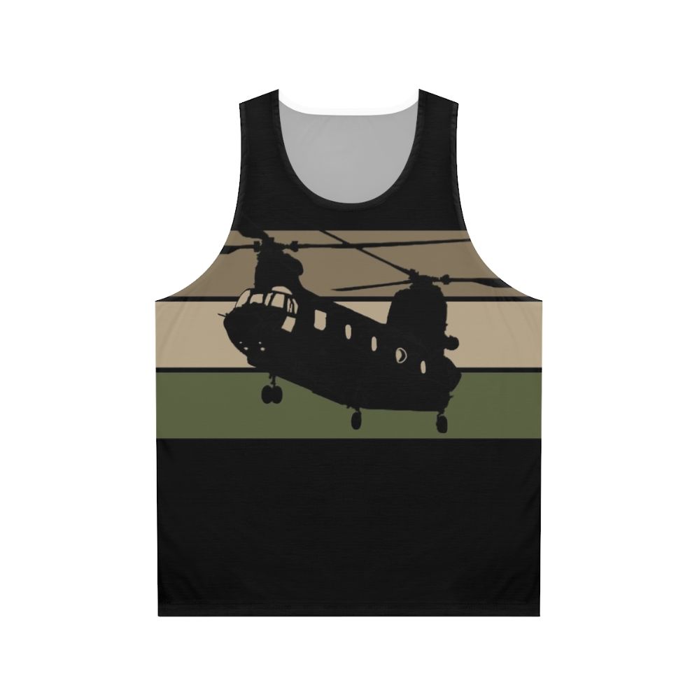 Unisex Chinook military tank top