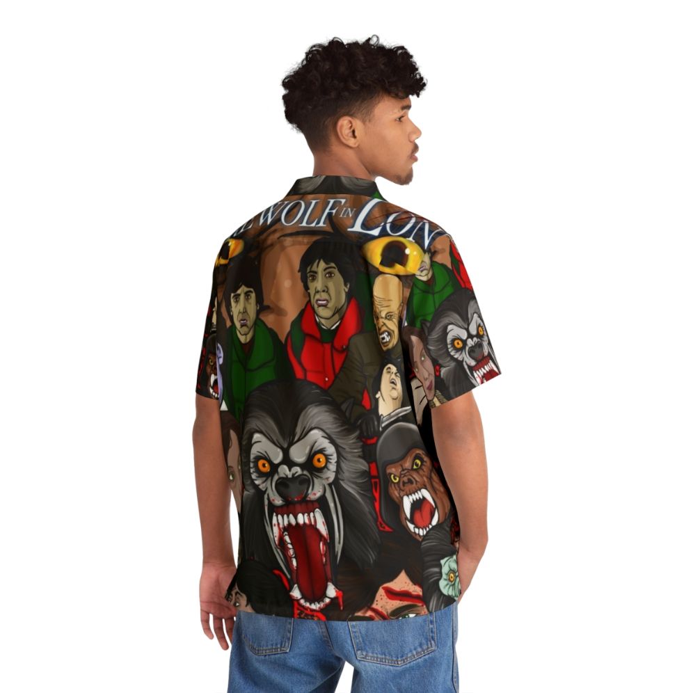 Horror Werewolf Hawaiian Shirt - People Back