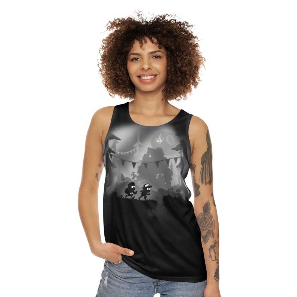 Gravity Falls Dipper and Mabel Unisex Tank Top - women