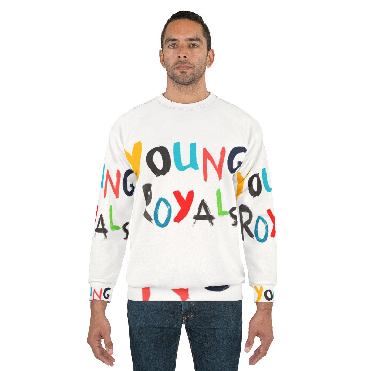 Young Royals Netflix Sweatshirt with Edvin Ryding and Omar Rudberg - men