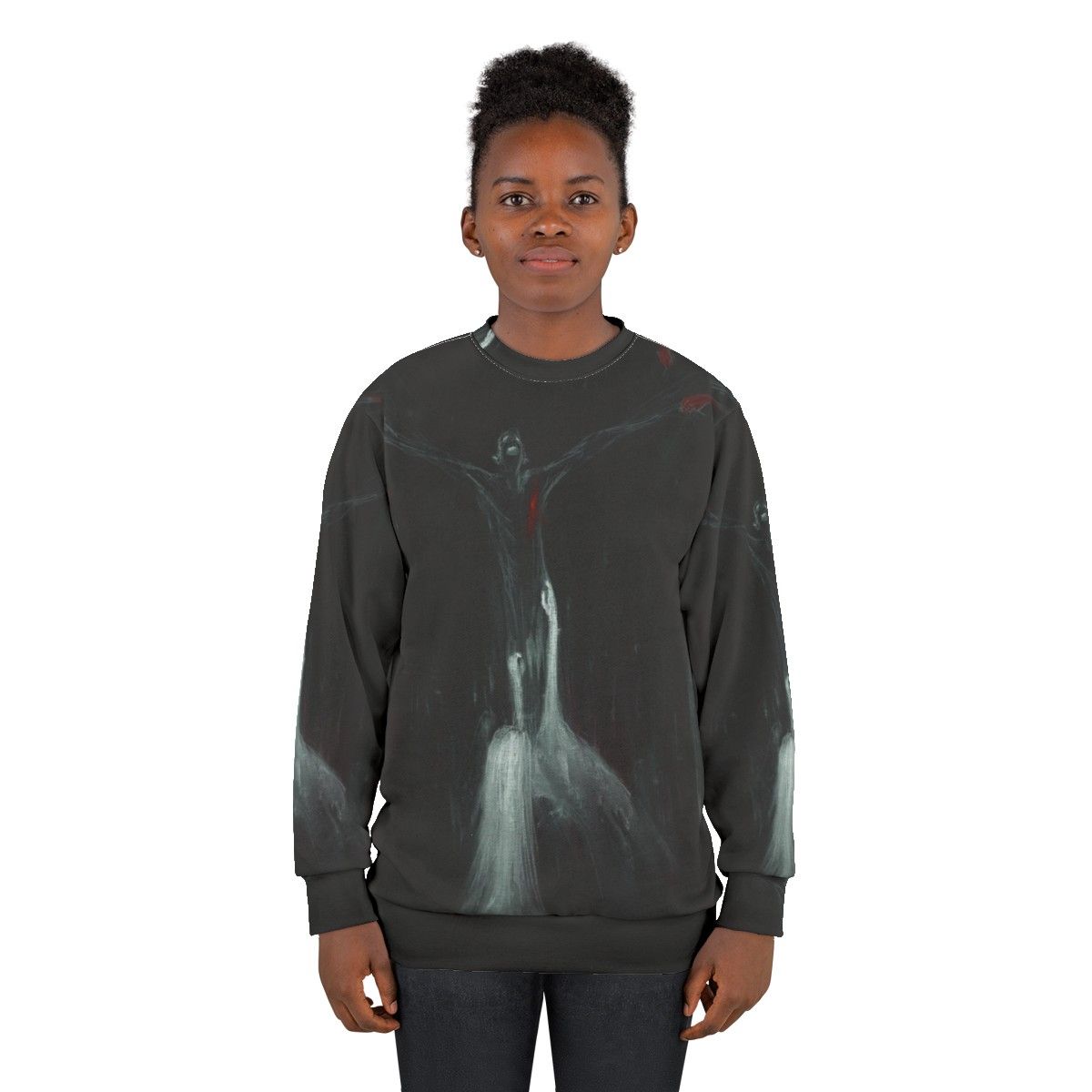 Neon Blackstetics German Shoegaze Sweatshirt - women