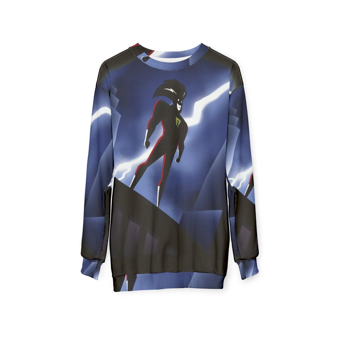 Freakazoid 90s cartoon sweatshirt - hanging