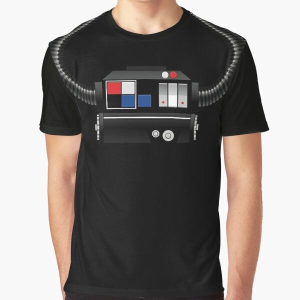 Imperial TIE Fighter Pilot Graphic T-Shirt with Star Wars Inspired Design