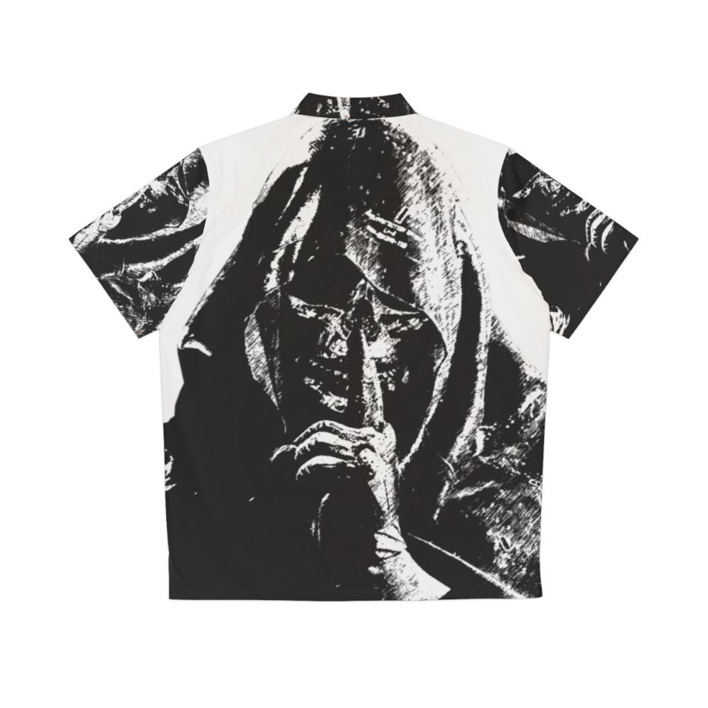 Two-Tone Higgs Death Stranding Hawaiian Shirt - Back