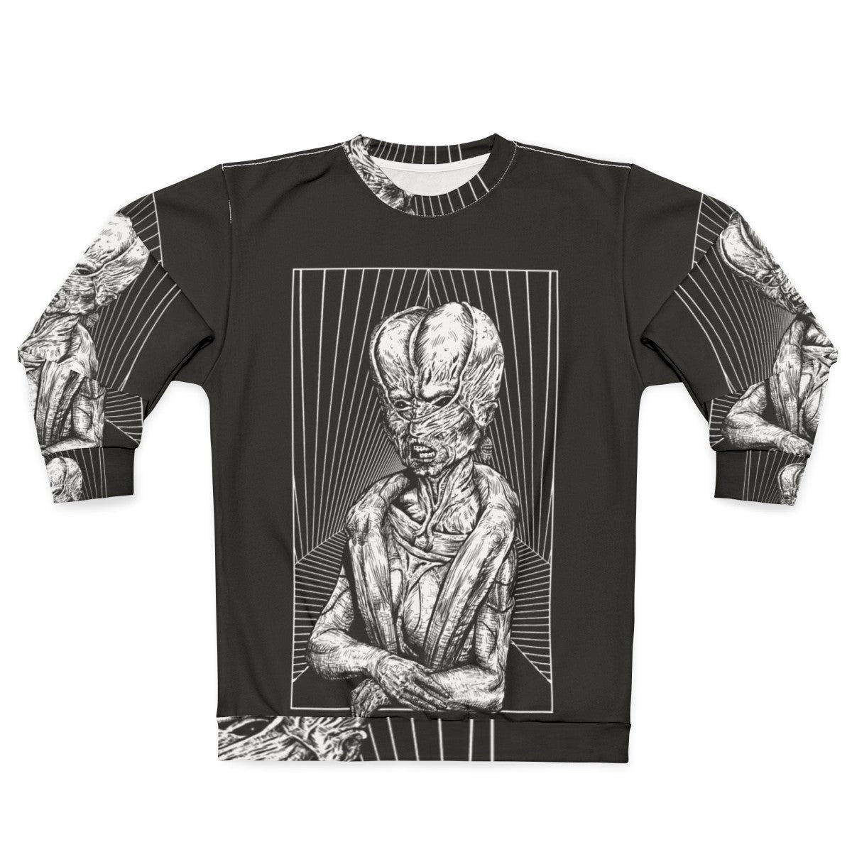 Schism Sweatshirt with Dark Gothic Occult Fantasy Art Graphic