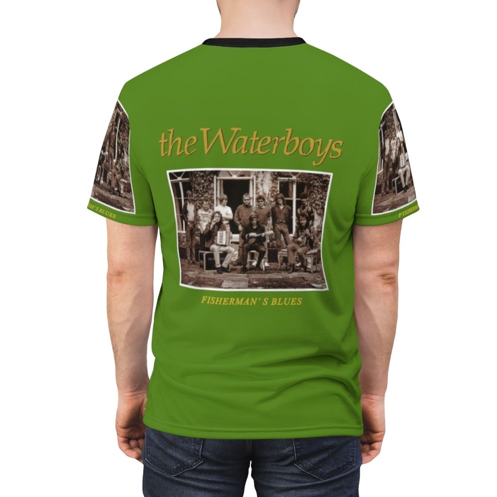 Fisherman's Blues T-shirt featuring The Waterboys' iconic song - men back