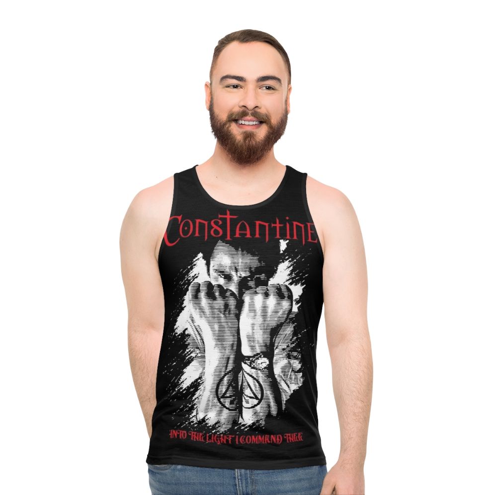 John Constantine Unisex Horror Tank Top - men