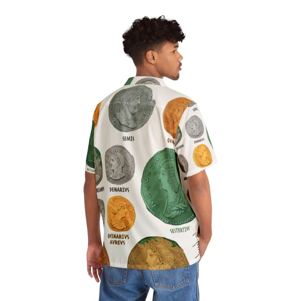 Roman Imperial Coin Chart Hawaiian Shirt - People Back