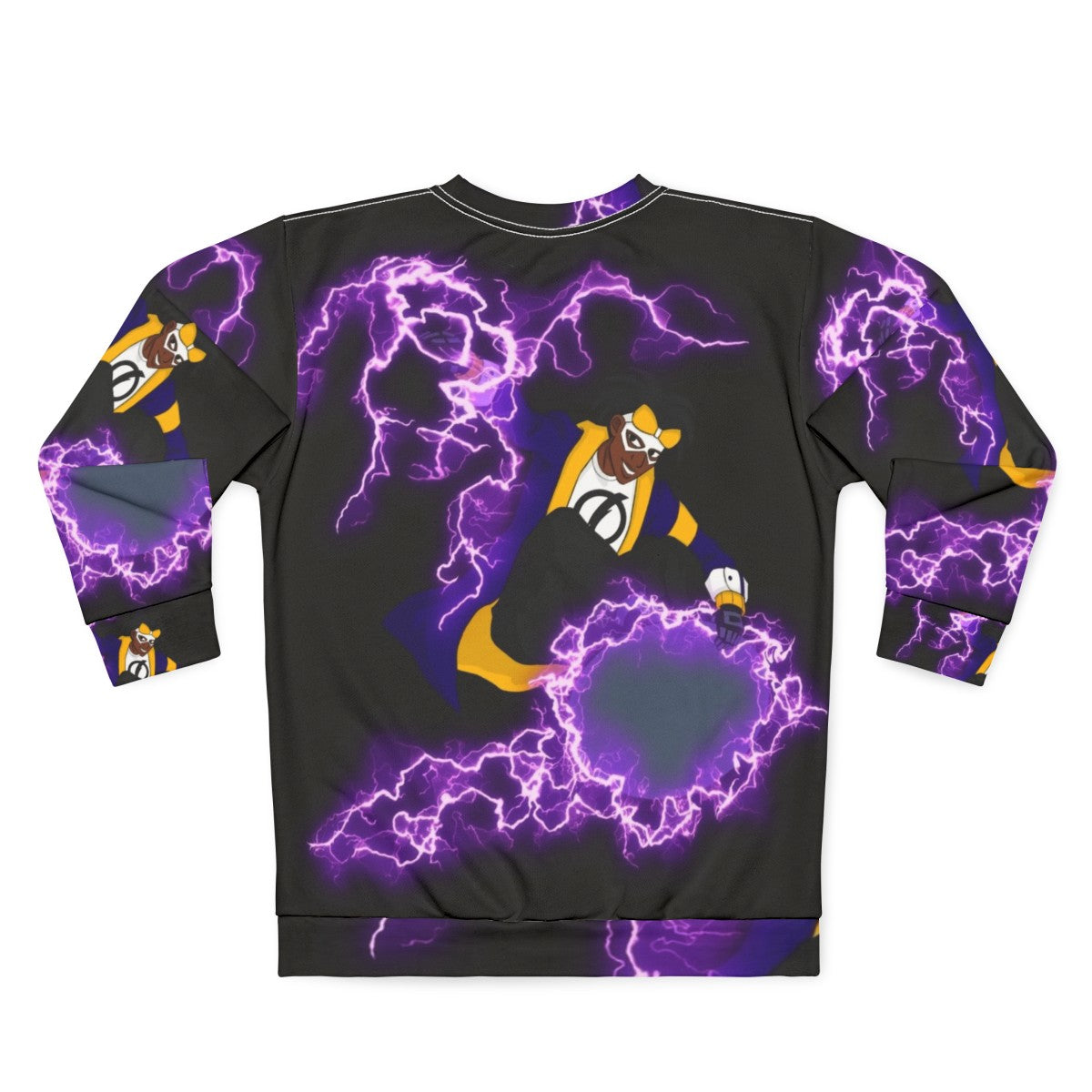 Static Shock superhero graphic sweatshirt - Back