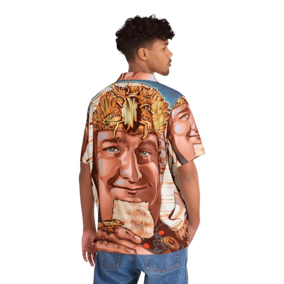 Vintage Hawaiian shirt featuring actor Victor Buono as King Tut - People Back