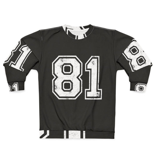 Number 81 Sports Sweatshirt