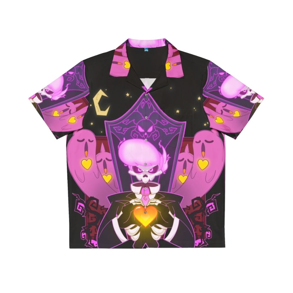 Mystery Skulls Ghost Hawaiian Shirt with Skeleton Apparel