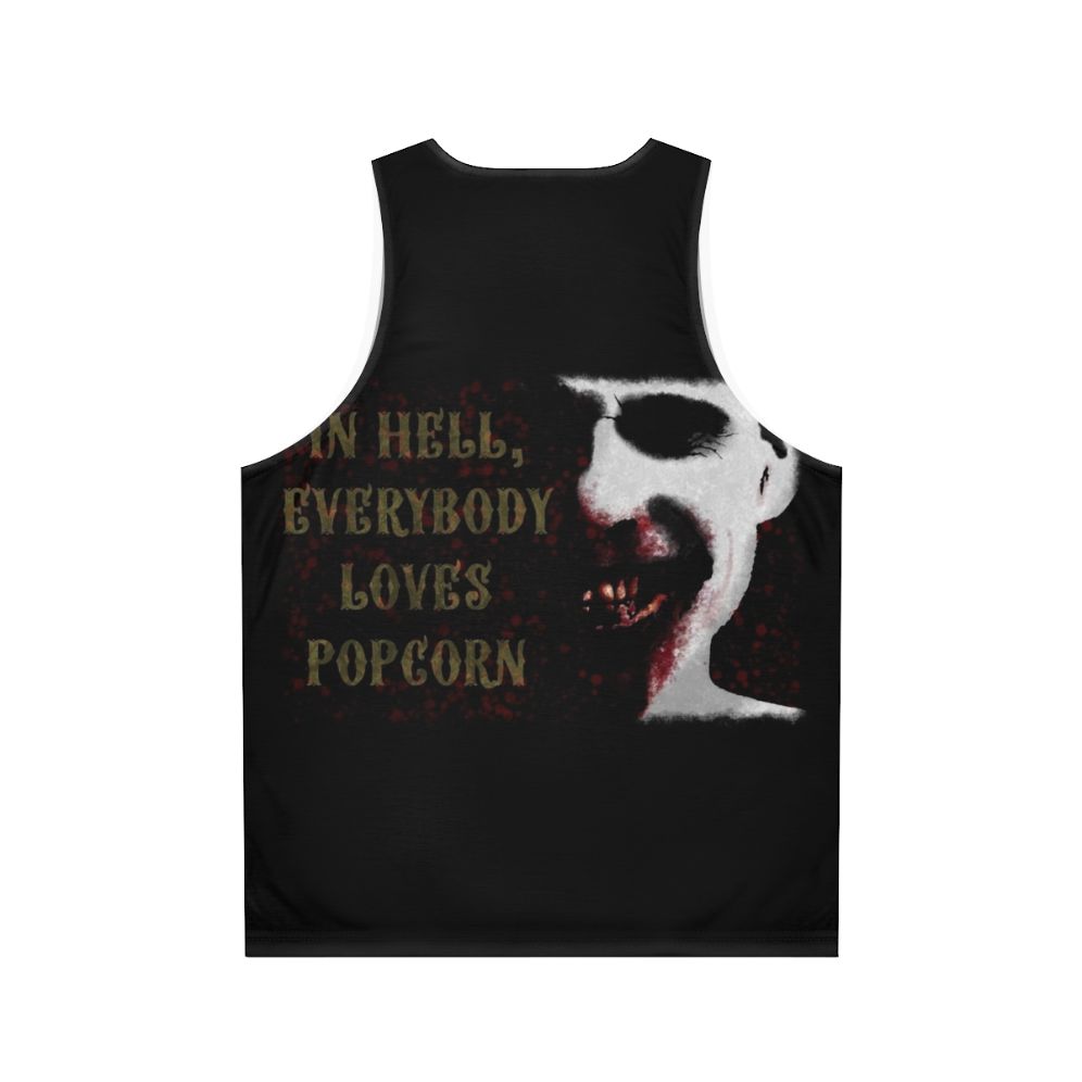 Doom Head Unisex Horror Tank Top - Back