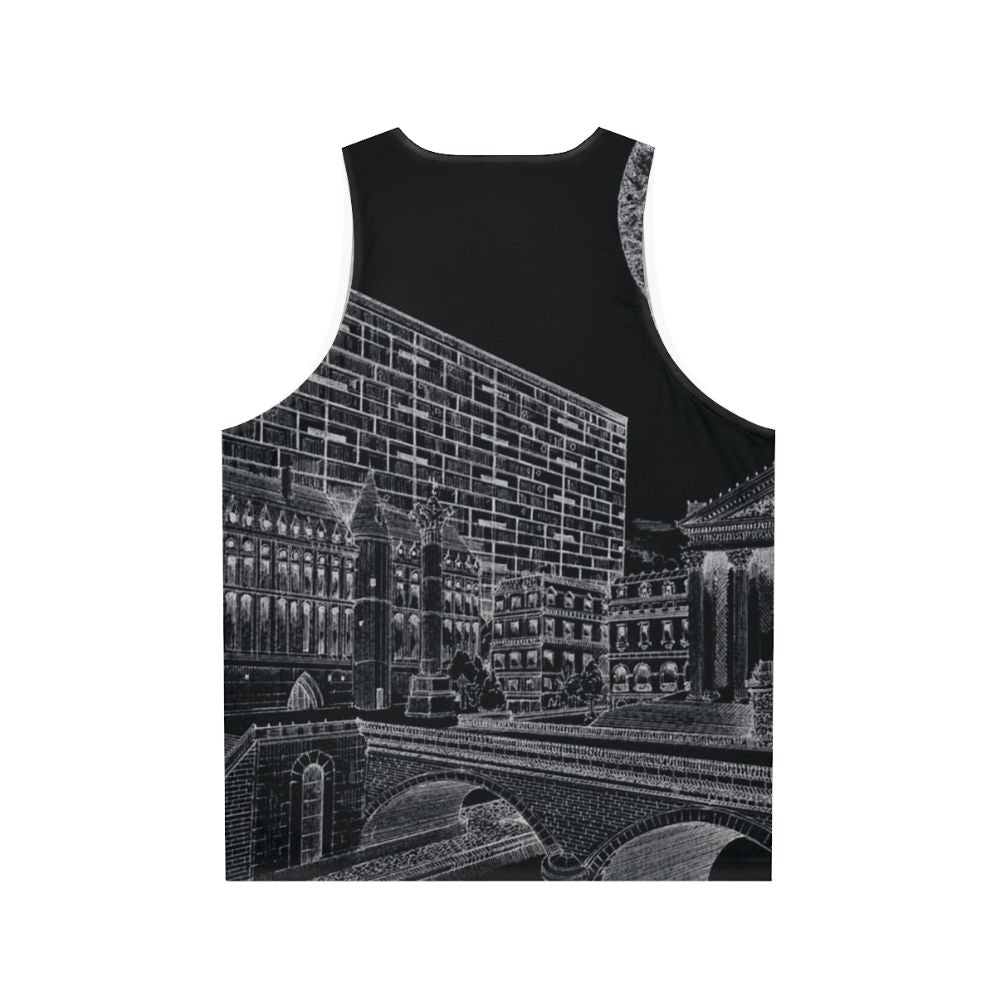 Dinos Unisex Tank Top in Winter Fashion - Back