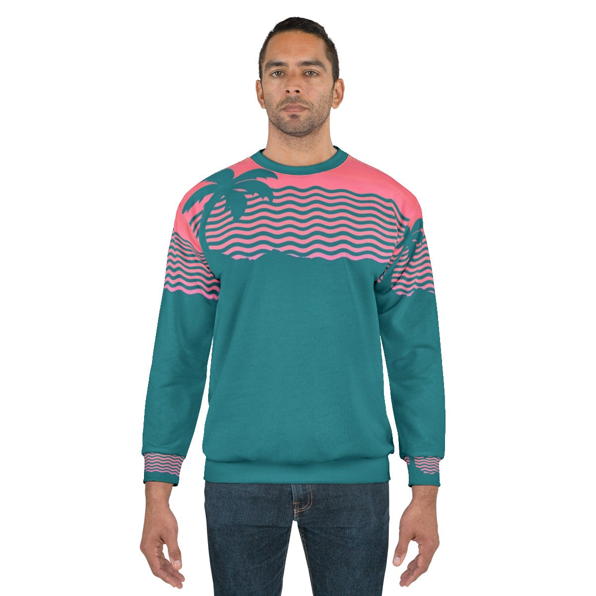 Wiped Out Sunset Fade Sweatshirt - men