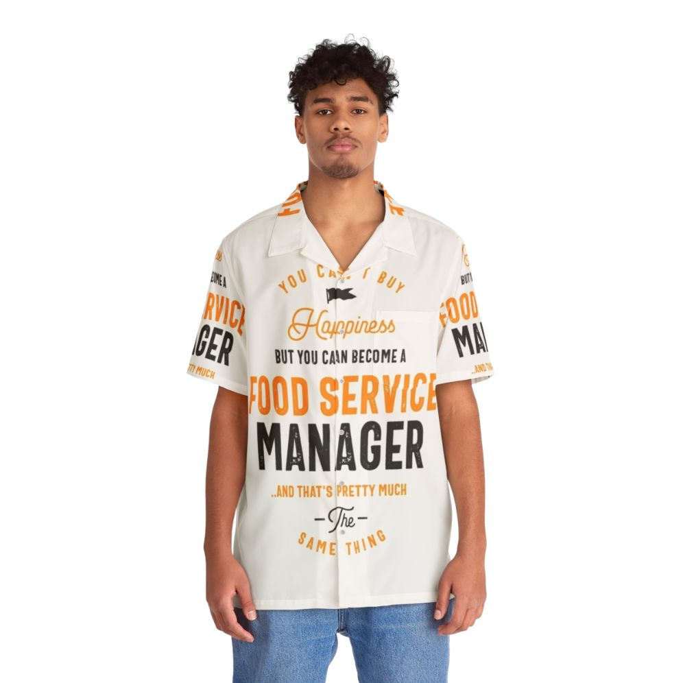 hawaiian shirt for food service manager profession - People Front