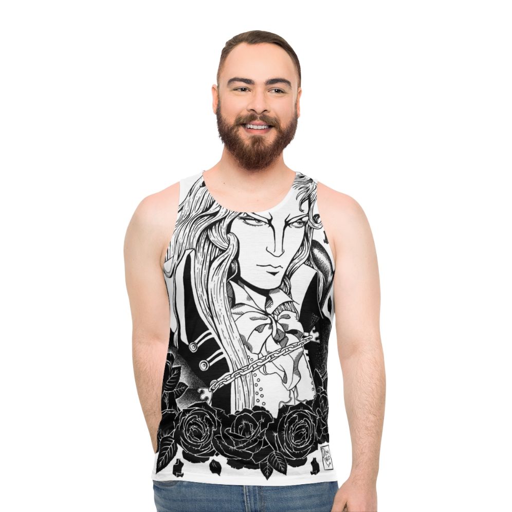 Alucard from Castlevania unisex tank top - men