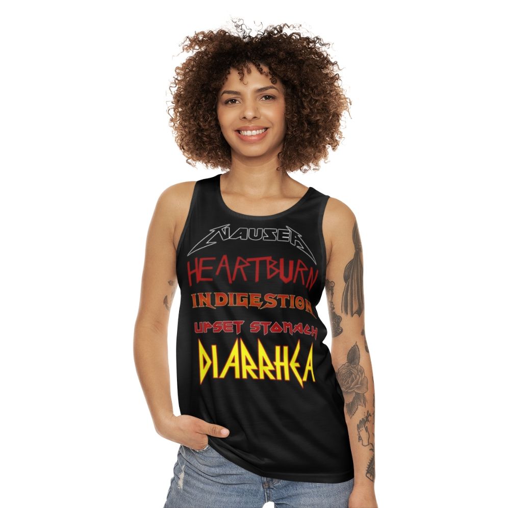 Unisex Heavy Metal Band Tour Tank Top - women