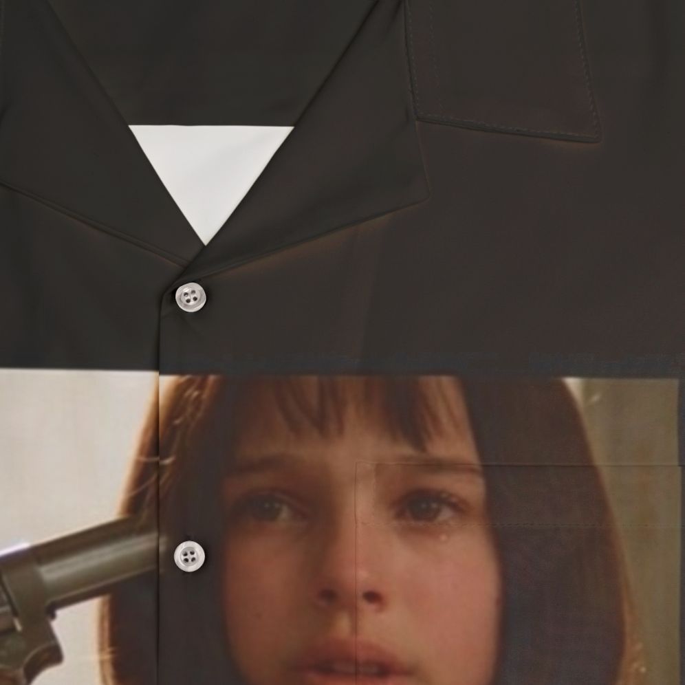 Mathilda The Professional Hawaiian Shirt featuring Natalie Portman - Detail