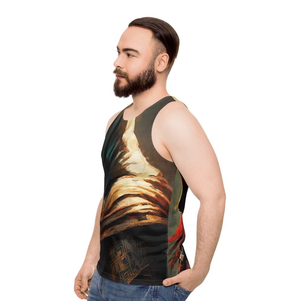 Assassin's Creed Painting Unisex Tank Top - men side