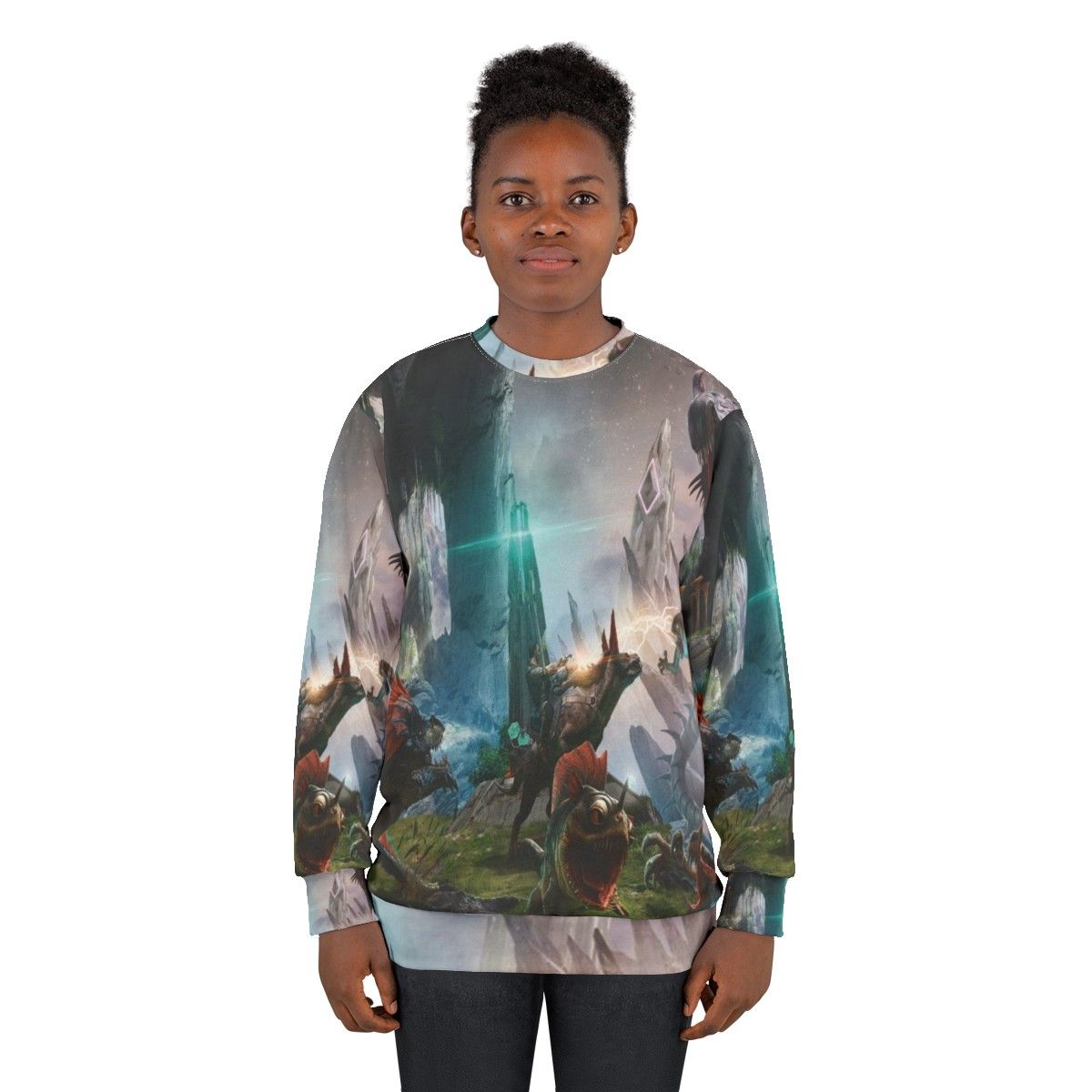 Ark Survival Evolved Dinosaur Fight Sweatshirt - women