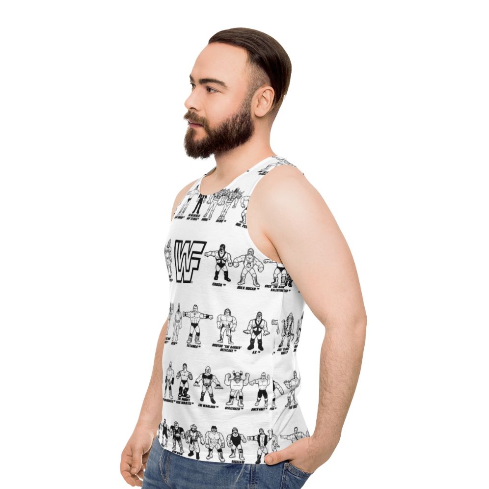 Hasbro unisex tank top for wrestling fans - men side