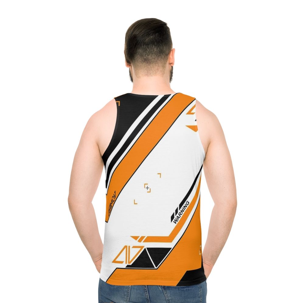 CSGO Asiimov Unisex Gaming Tank Top - men back