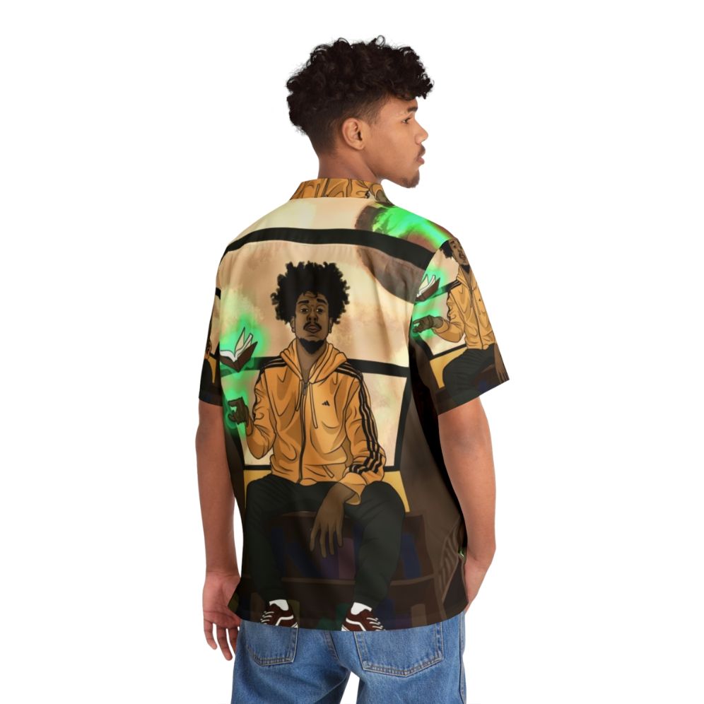 KAAN Library Hawaiian Shirt with fantasy and hip hop design - People Back