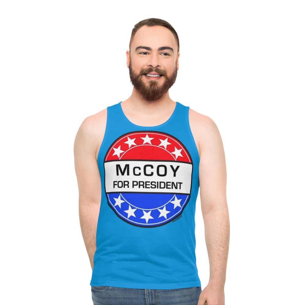 Mccoy for President Unisex Sci-Fi Tank Top - men