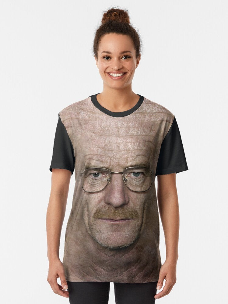 Breaking Bad inspired t-shirt featuring Walter White with the text "Put Your D Away Waltuh" - Women