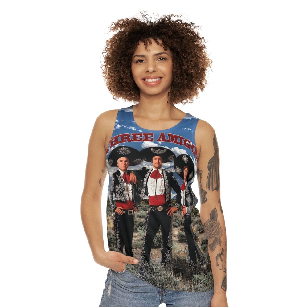 Three Amigos Unisex Tank Top - women