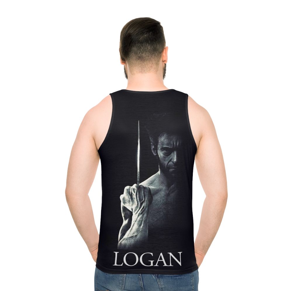 Logan Unisex X-Men Wolverine Comic Fan Tank Top - men back