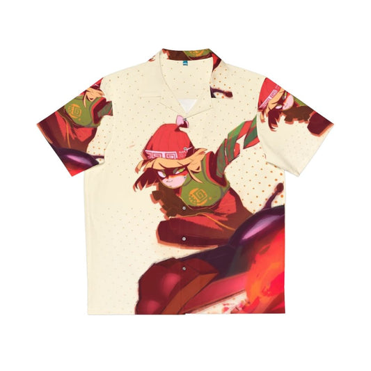 Min Min Arms Hawaiian Shirt with Vibrant Dragon and Ramen Design