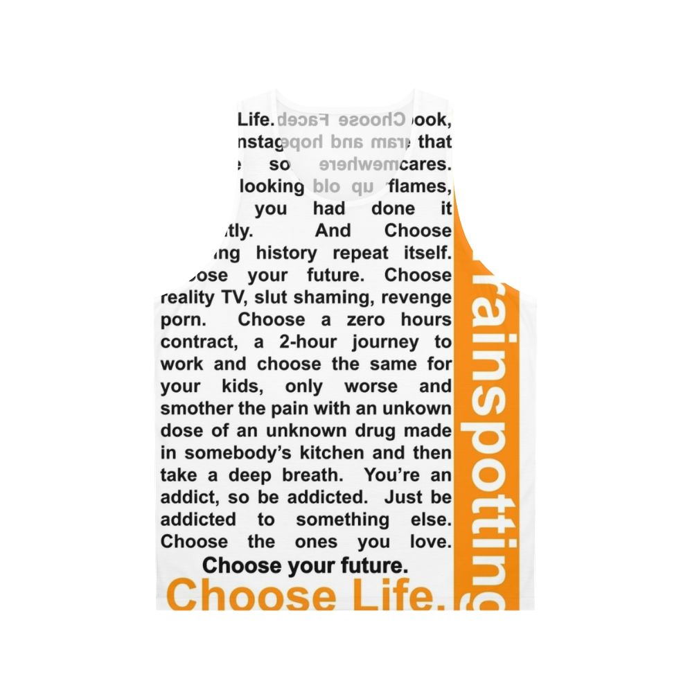 Trainspotting "Choose Life" Unisex Tank Top